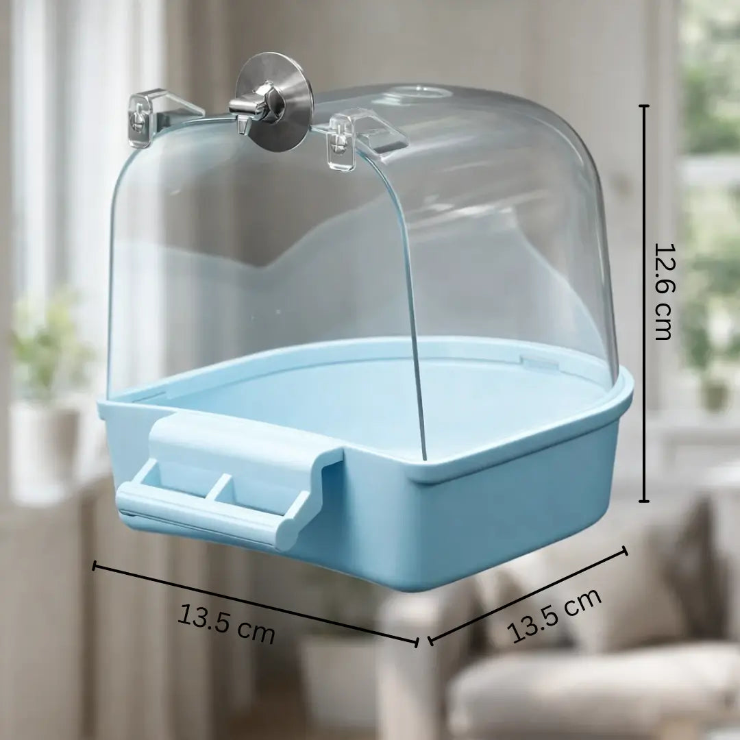 Bird Bath for Bird Cage – Splash Proof Bird Bath Box
