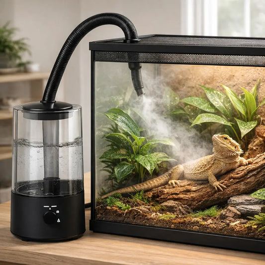 Reptile Humidifier 4L with Hose – Quiet Terrarium Fogger & Mist Maker for Reptiles
