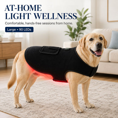 Red Light Therapy Wrap for Dogs & Cats – 660nm 850nm Pet Wellness Vest