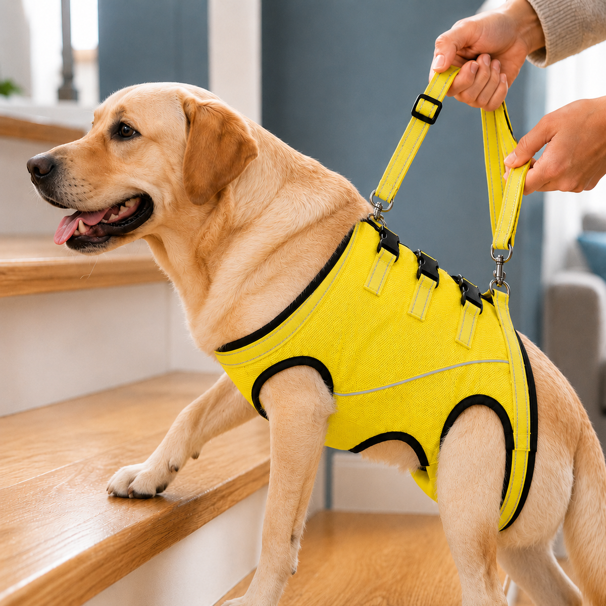 Full-Body Dog Lift Harness – Mobility Support for Stairs & Car Rides