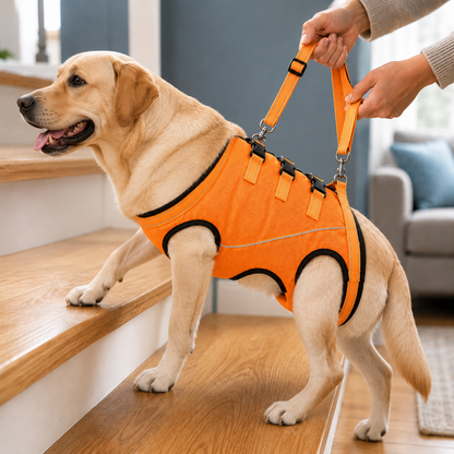 Full-Body Dog Lift Harness – Mobility Support for Stairs & Car Rides