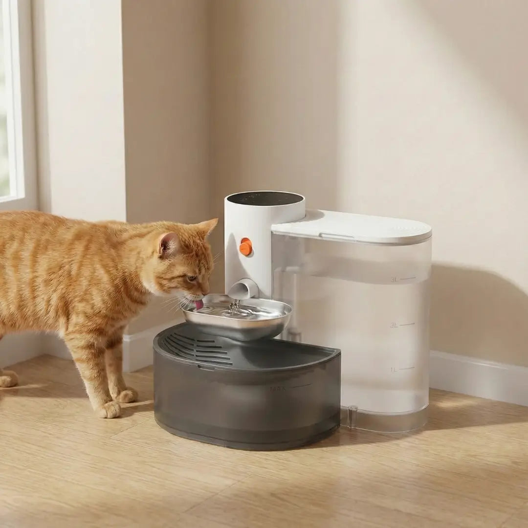 Wireless Cat Water Fountain 3L – Self-Cleaning Automatic Drinking Fountain for Cats & Dogs