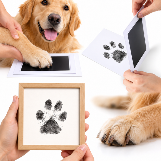 Pet Paw Print Inkless Kit – Clean Dog & Cat Nose & Paw Keepsake