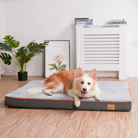 Orthopedic Dog Bed | Memory Foam Joint Support – Large & Comfortable Pet Mattress