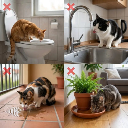 Wireless Cat Water Fountain 3L – Self-Cleaning Automatic Drinking Fountain for Cats & Dogs