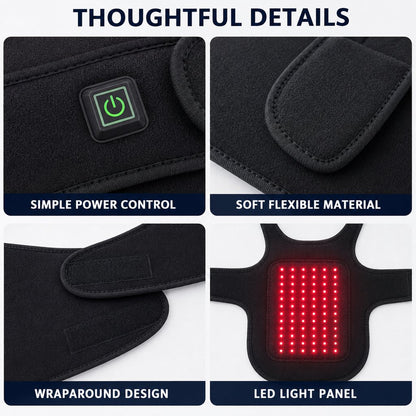 Red Light Therapy Wrap for Dogs & Cats – 660nm 850nm Pet Wellness Vest