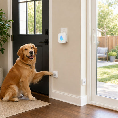 Wireless Dog Doorbell for Potty Training – Paw Activated Outdoor Chime