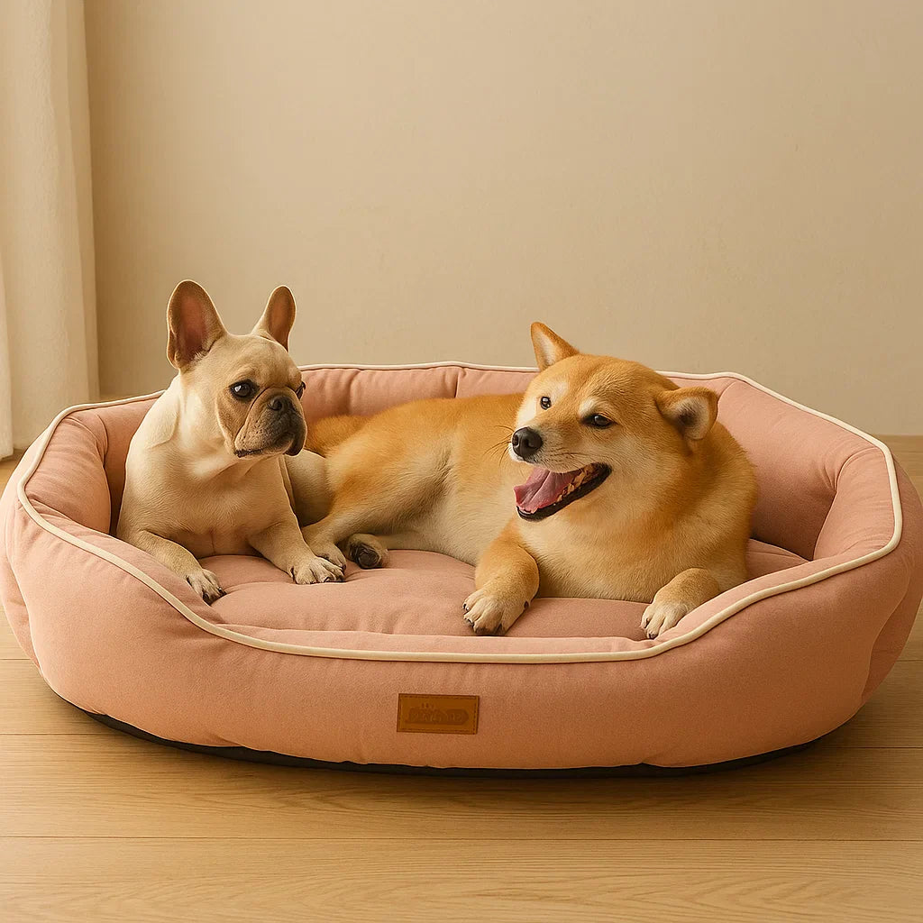 Large Washable Dog Bed | Soft Suede-Feel Cushion for Big Dogs
