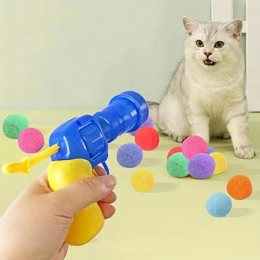 Cat Ball Launcher | Interactive Toy Gun – Active Fetch Play