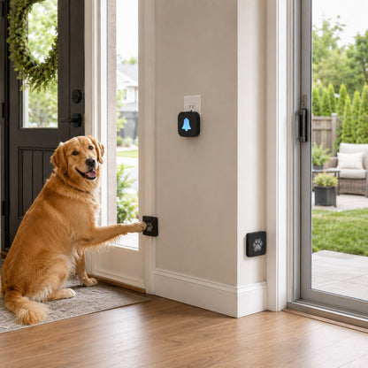 Wireless Dog Doorbell for Potty Training – Paw Activated Outdoor Chime