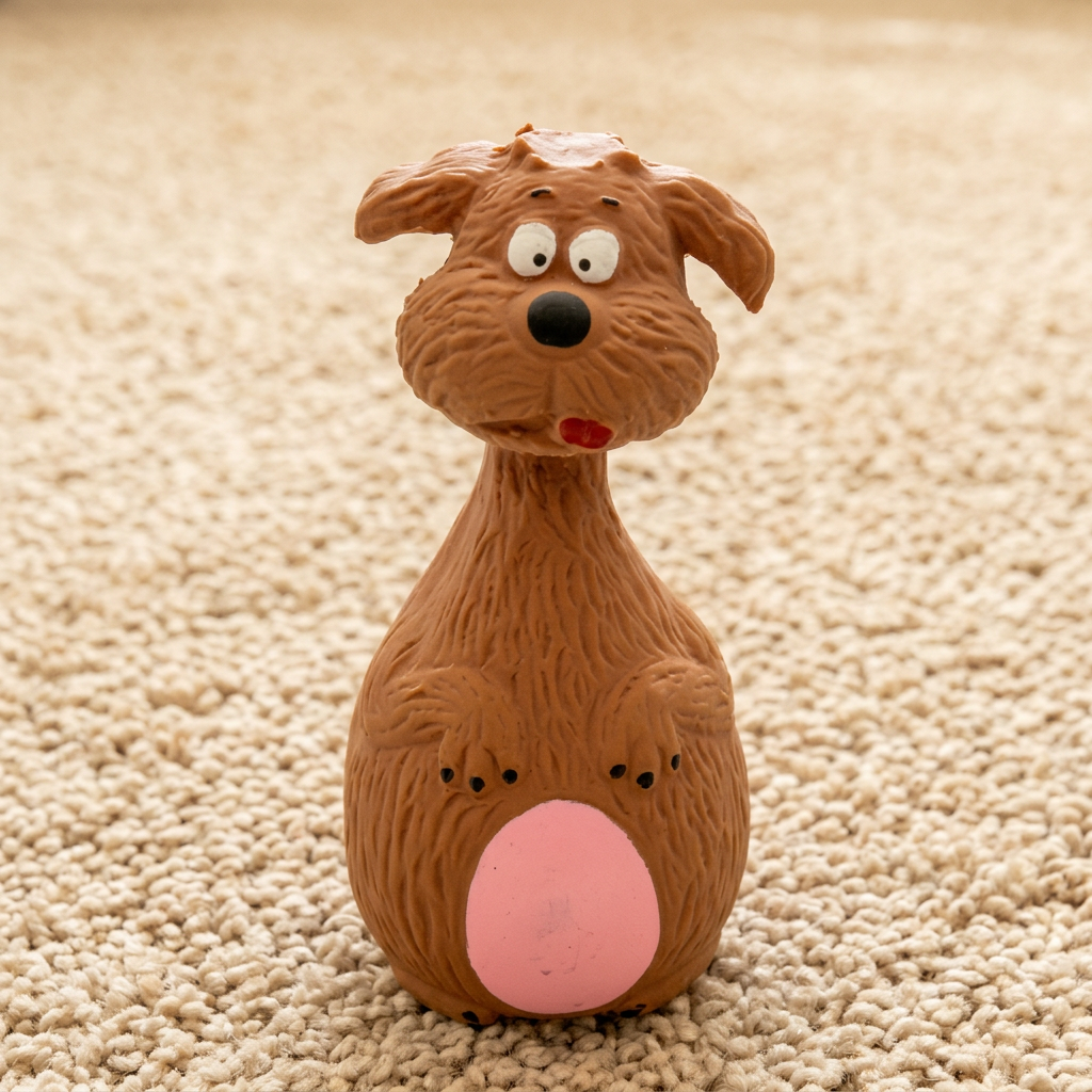 Durable Latex Squeaky Dog Toy | Interactive Chew & Dental Play Toy