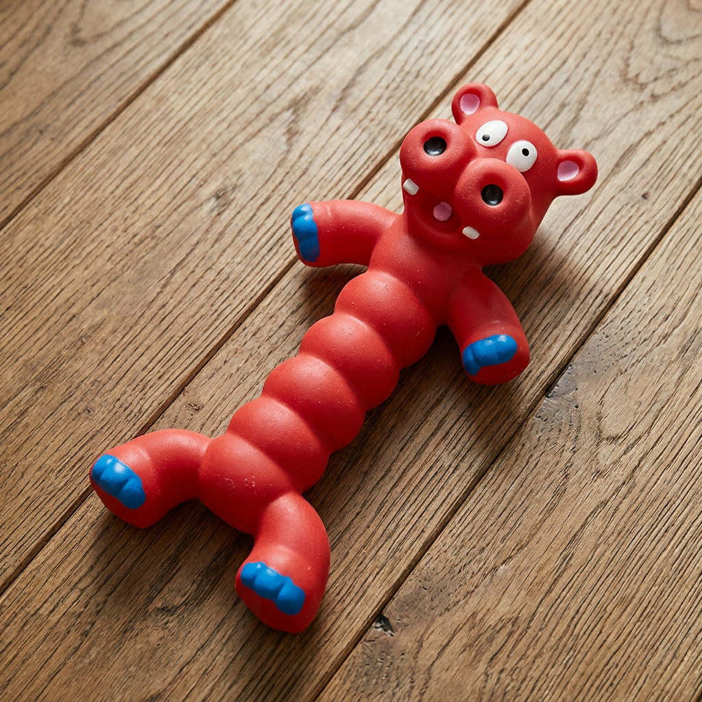 Durable Natural Latex Dog Chew Toy for Teeth Cleaning & Oral Care