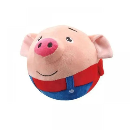 Interactive Plush Moving Ball Toy for Dogs | Motion-Activated Sound Play Toy